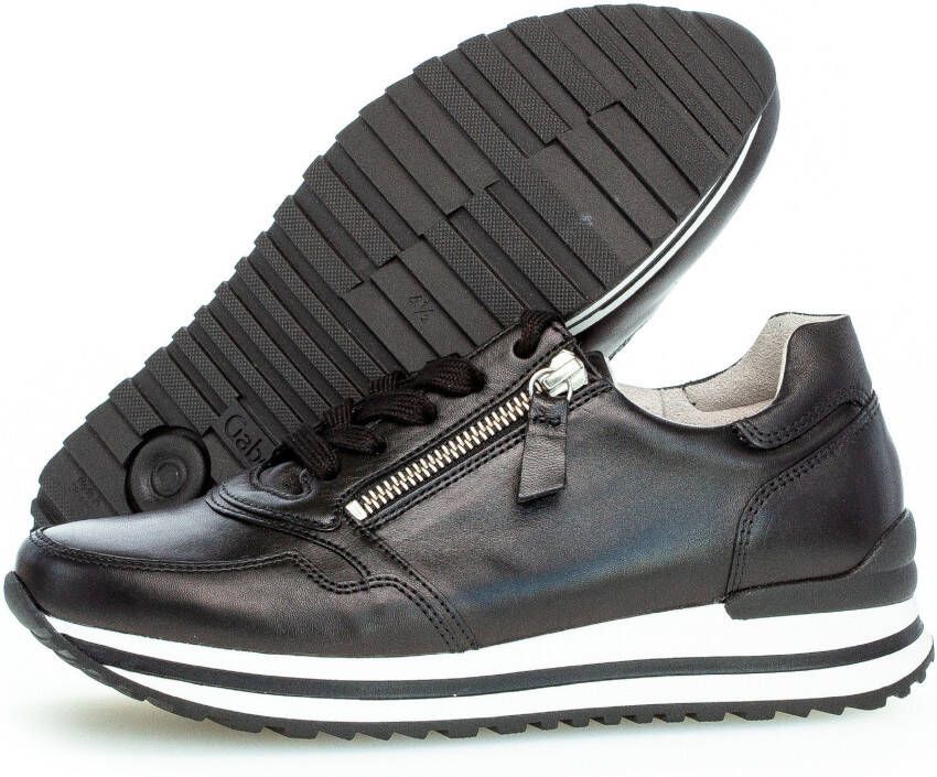 Gabor Sneakers met sleehak Turijn met gepolsterde schacht comfortbreedte h