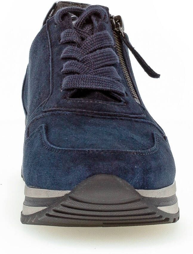 Gabor Sneakers met sleehak Turijn vrijetijdsschoen halfschoen veterschoen gepolsterde schacht h-breedte