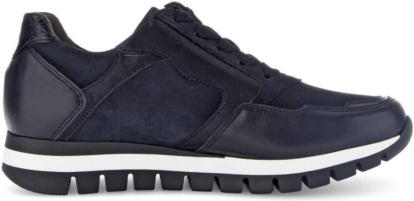Gabor Sneakers met sleehak Turijn vrijetijdsschoen halfschoen veterschoen met comfortbreedte h (=zeer breed) - Foto 5