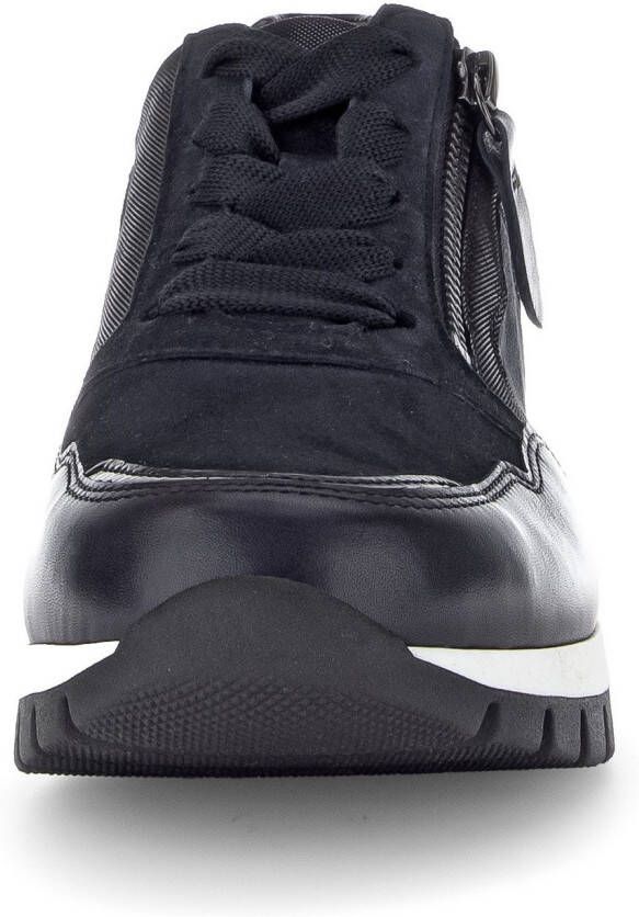 Gabor Sneakers met sleehak Turijn vrijetijdsschoen halfschoen veterschoen met comfortbreedte h (=zeer breed) - Foto 7