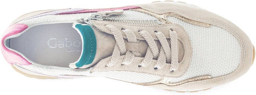 Gabor Sneakers Turijn in comfortbreedte h = zeer breed vrijetijdsschoen lage schoen veterschoen