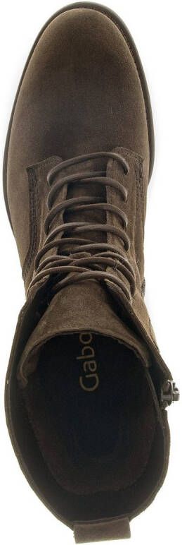 Gabor Veterlaarsjes blokhak veterschoenen herfstschoenen met uitneembaar voetbed