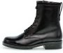 Gabor Zwarte veterschoenen in leren combinatie Black Dames - Thumbnail 7