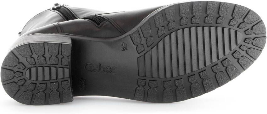 Gabor Veterlaarsjes Tunis blokhak veterschoenen comfort schoen met aantrekloop g-breedte