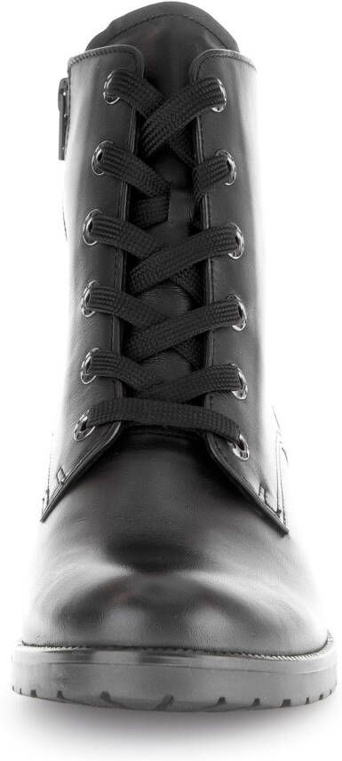 Gabor Veterlaarsjes Tunis blokhak veterschoenen comfort schoen met aantrekloop g-breedte