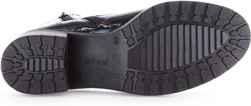 Gabor Veterlaarsjes Tunis blokhak veterschoenen comfort schoen met aantrekloop g-breedte