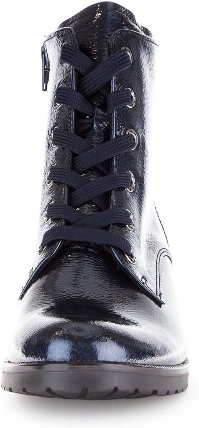Gabor Veterlaarsjes Tunis blokhak veterschoenen comfort schoen met aantrekloop g-breedte