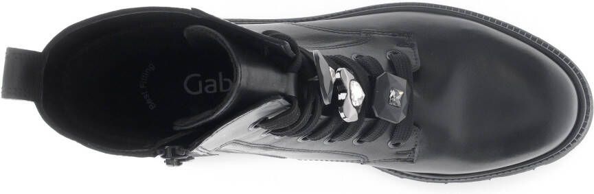 Gabor Veterschoenen blokhak plateau veterschoen met best fitting