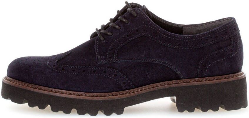 Gabor Veterschoenen met subtiele lyrische perforatie vrijetijdsschoen lage schoen veterschoen