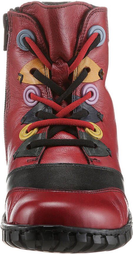 Gemini Hoge veterschoenen met contrastdetails g-wijdte