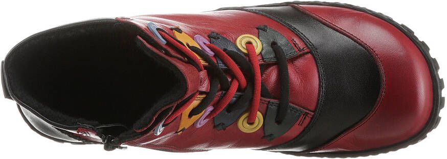 Gemini Hoge veterschoenen met contrastdetails g-wijdte