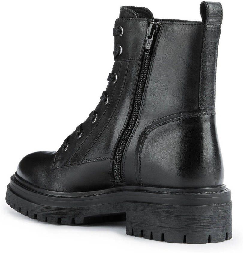 Geox Hoge veterschoenen D Iridea met rits aan de binnenkant