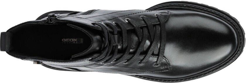 Geox Hoge veterschoenen D Iridea met rits aan de binnenkant