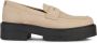 Geox Ademende ultra-dempende loafer met modern design Beige Dames - Thumbnail 6