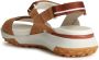 Geox Comfortabele platte sandalen voor vrouwen Brown Dames - Thumbnail 5