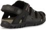 Geox Sandalen UOMO SANDAL STRADA C zomerschoen klittenbandschoen outdoorsandaal met leren voetbed - Thumbnail 7