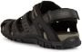 Geox Sandalen UOMO SANDAL STRADA C zomerschoen klittenbandschoen outdoorsandaal met leren voetbed - Thumbnail 9
