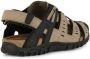 Geox Sandalen UOMO SANDAL STRADA C zomerschoen klittenbandschoen outdoorsandaal met leren voetbed - Thumbnail 3