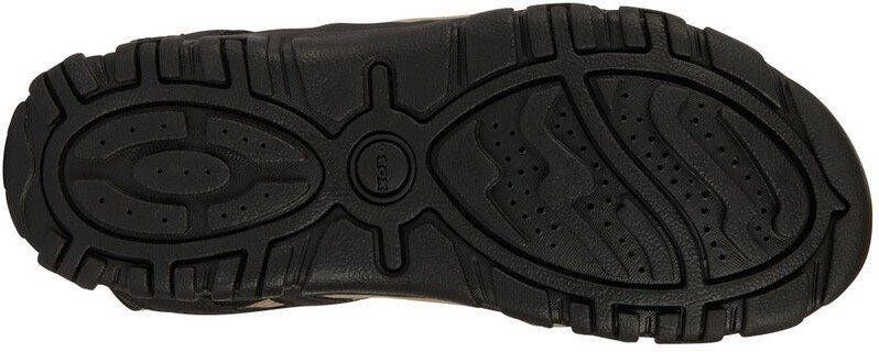 Geox Sandalen UOMO SANDAL STRADA C zomerschoen klittenbandschoen outdoorsandaal met leren voetbed