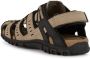 Geox Sandalen UOMO SANDAL STRADA C zomerschoen klittenbandschoen outdoorsandaal met leren voetbed - Thumbnail 5