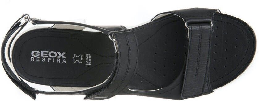 Geox Sandalen D SANDAL VEGA zomerschoen sandaal klittenbandschoen met leren binnenzool
