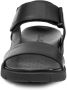 Geox Zwarte platte sandalen voor mannen Black Heren - Thumbnail 9