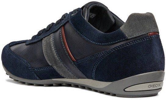 Geox Sneakers U WELLS C Vrijetijdsschoen lage schoen veterschoen met logoversiering