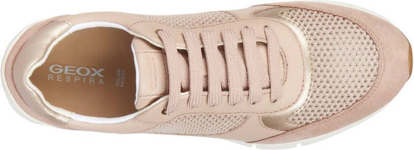 Geox Sneakers D SUKIE met verwisselbare voetbed vrijetijdsschoen lage schoen veterschoen