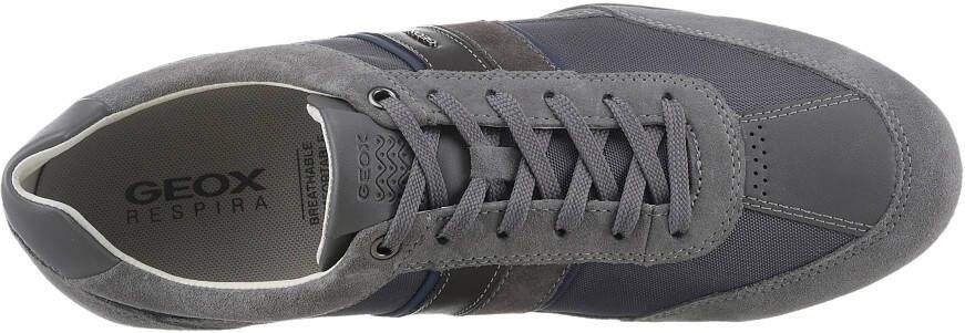 Geox Sneakers U WELLS C Vrijetijdsschoen lage schoen veterschoen met logoversiering