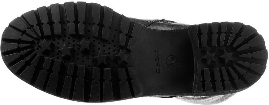 Geox Veterlaarsjes D HOARA blokhak veterschoenen met binnenrits