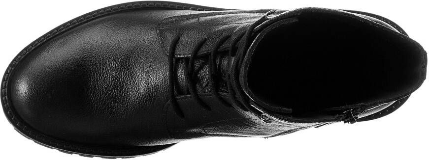 Geox Veterlaarsjes D HOARA blokhak veterschoenen met binnenrits