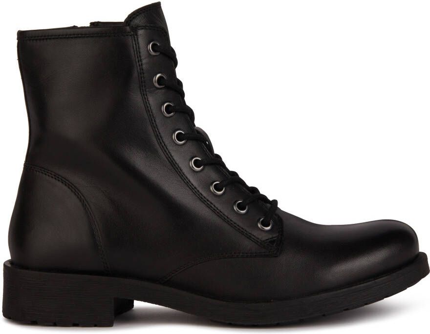 Geox Veterlaarsjes D RAWELLE businessmode blokhak veterschoenen met binnenrits