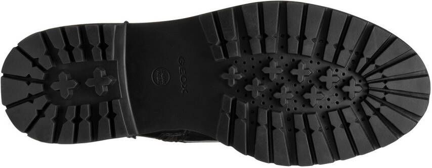 Geox Veterschoenen D IRIDEA G Chunky boot plateau enkellaars met blokhak