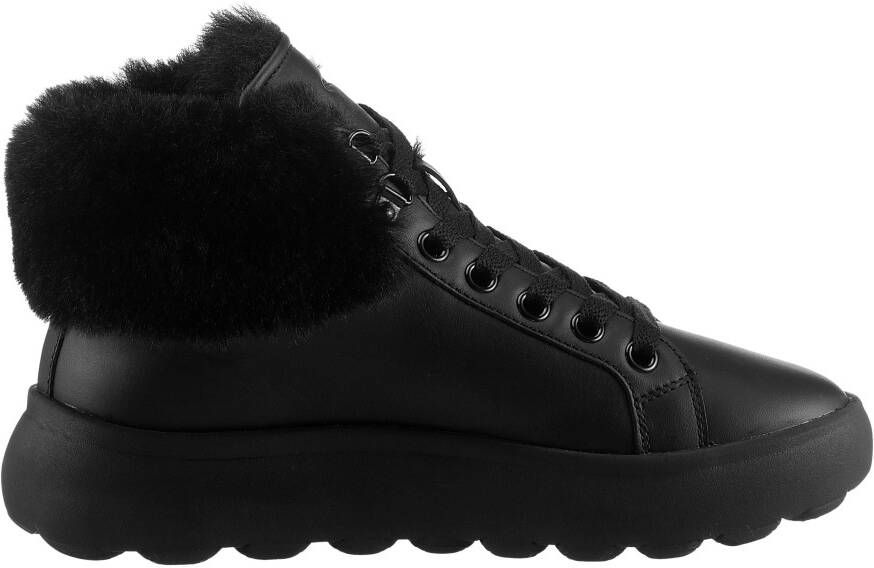 Geox Winterlaarzen D SPHERICA High top sneaker veterschoenen winterboots met plateauzool