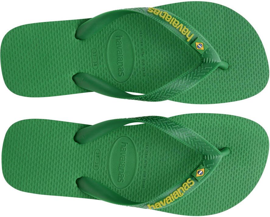 Havaianas Brasil Logo Heren Slippers en Sandalen Geel Maat: 43-44 Leer Foot Locker - Foto 5