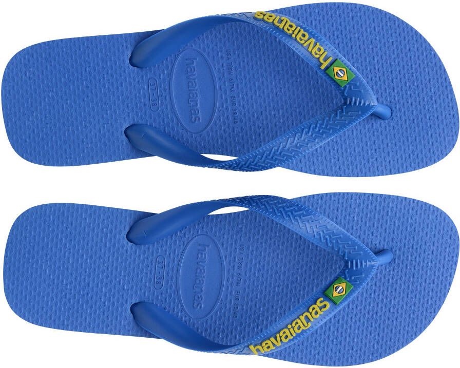 Havaianas Teenslippers BRASIL LOGO NEON zomerschoen slippers poolslides met braziliaans detail
