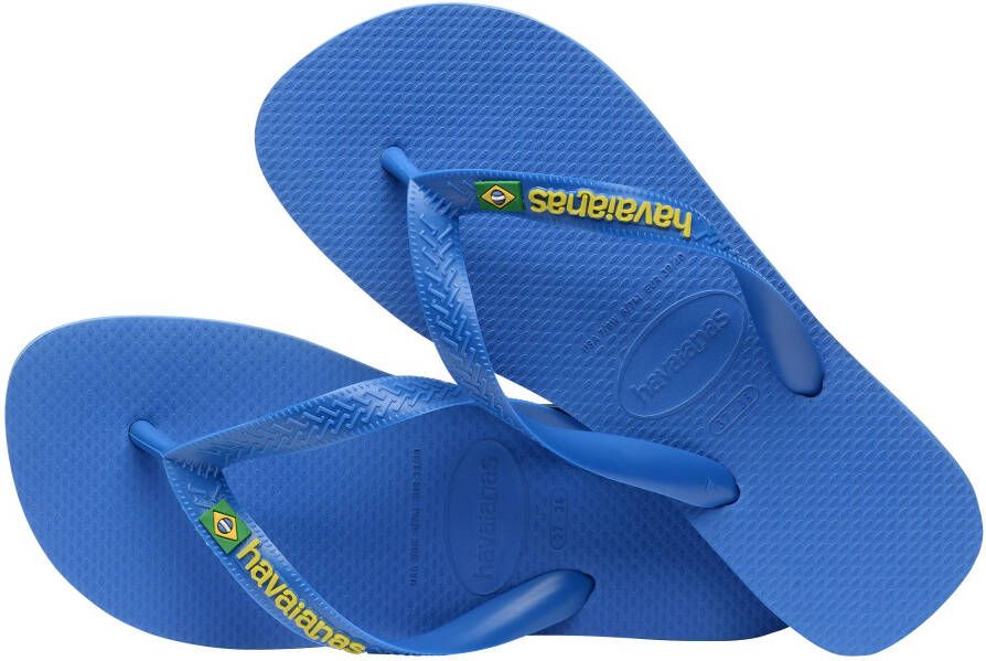 Havaianas Teenslippers BRASIL LOGO NEON zomerschoen slippers poolslides met braziliaans detail