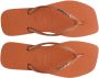 HAVAIANAS Teenslippers Dames Square Glitter Maat: 39 40 Materiaal: Rubber Kleur: Oranje - Thumbnail 6