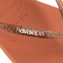 HAVAIANAS Teenslippers Dames Square Glitter Maat: 39 40 Materiaal: Rubber Kleur: Oranje - Thumbnail 9
