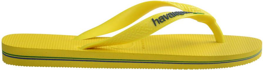Havaianas Teenslippers BRASIL LOGO NEON zomerschoen slippers poolslides met braziliaans detail