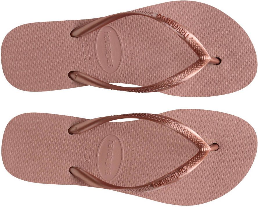 Havaianas Teenslippers SLIM FLATFORM zomerschoen slippers poolslides met plateauzool