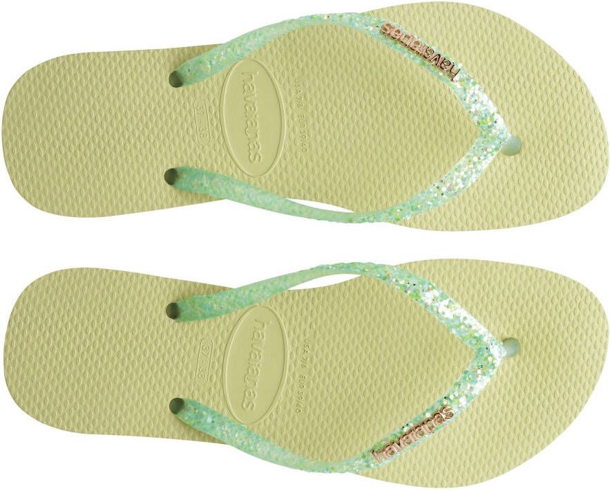 Havaianas Teenslippers SLIM GLITTER FLOURISH met fonkelende riempjes