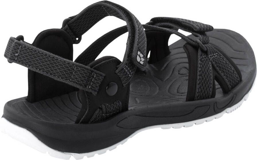 Jack Wolfskin Outdoorsandalen LAKEWOOD RIDE SANDAL W met klittenbandsluiting