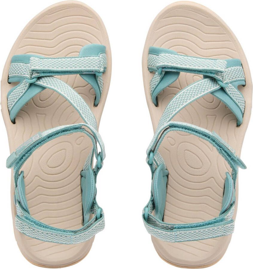 Jack Wolfskin Outdoorsandalen LAKEWOOD RIDE SANDAL W met klittenbandsluiting