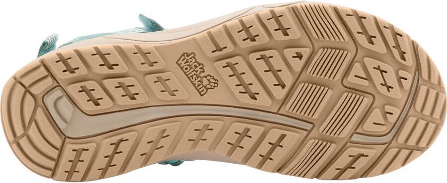 Jack Wolfskin Outdoorsandalen LAKEWOOD RIDE SANDAL W met klittenbandsluiting