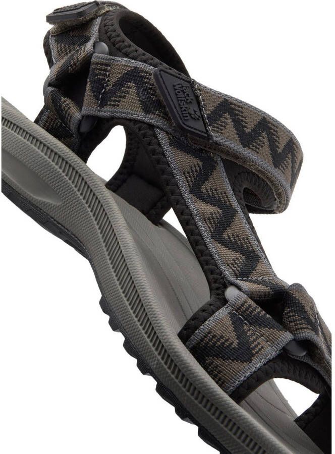 Jack Wolfskin Sandalen WAVE BREAKER M met klittenbandsluiting
