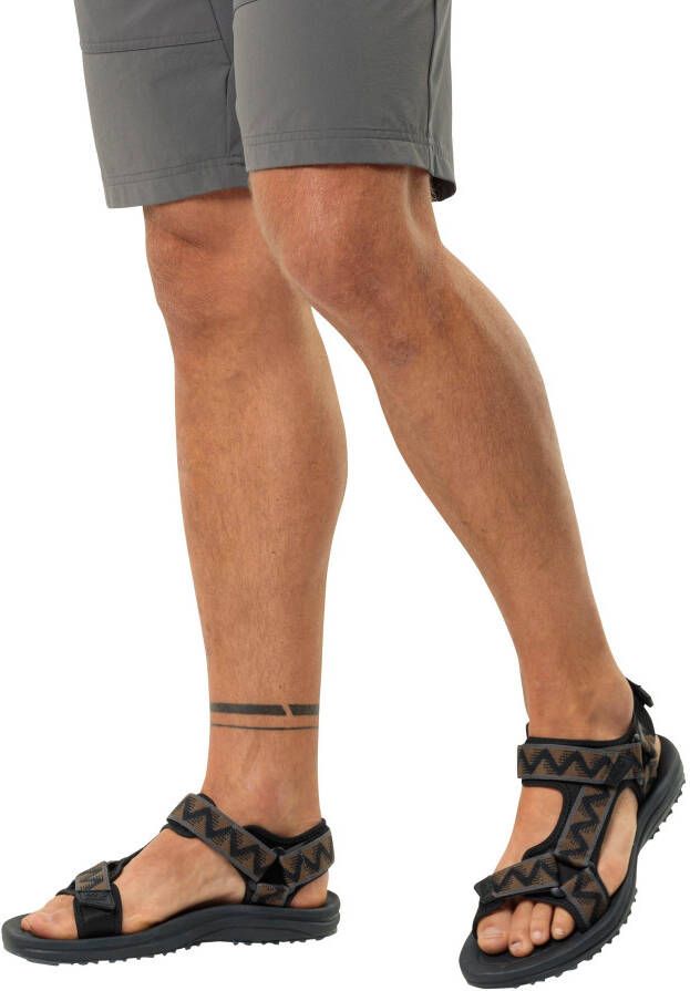 Jack Wolfskin Sandalen WAVE BREAKER M met klittenbandsluiting