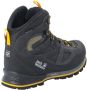 Jack Wolfskin Force Crest Texapore Mid Men Waterdichte trekkingschoenen Heren 45.5 zwart black burly yellow XT - Thumbnail 4