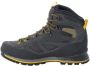 Jack Wolfskin Force Crest Texapore Mid Men Waterdichte trekkingschoenen Heren 45.5 zwart black burly yellow XT - Thumbnail 6