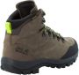 Jack Wolfskin Rebellion Texapore Mid Men Waterdichte trekkingschoenen Heren Khaki Phantom - Thumbnail 3